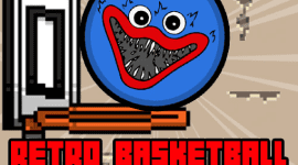 Retro basket ball game